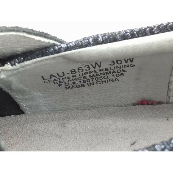 Alegria Size 36 W 6-6.5 W Blue Metallic Hook Loop - Picture 10 of 11